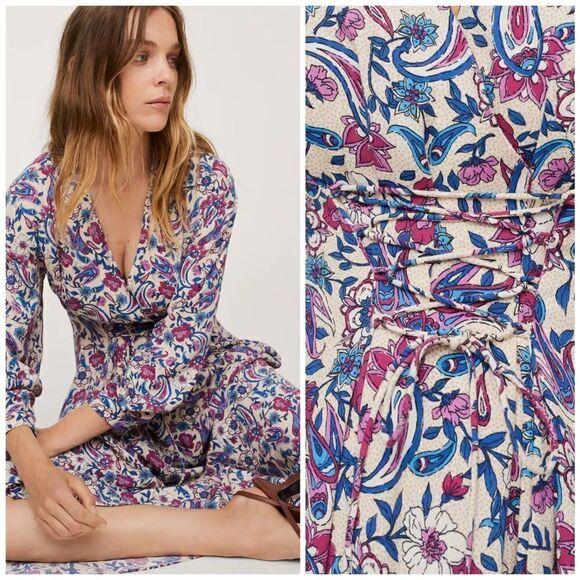 Mango Dresses & Skirts - Mango Floral Lace Detail Dress New